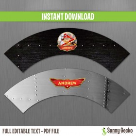 Planes Fire and Rescue Birthday Cupcake Wrappers